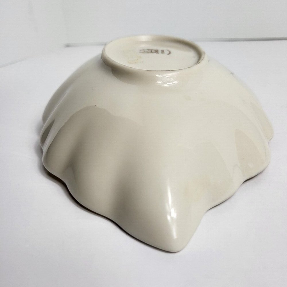 Lenox Candy Trinket Jewelry Dish Leaf With Silver Trim Vintage USA Home Decor - Picture 12 of 16